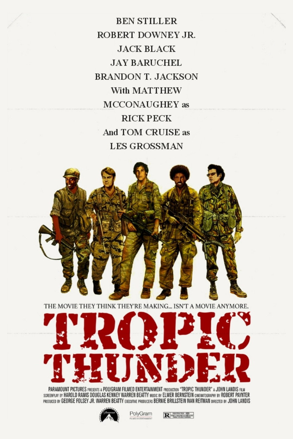 Tropic Thunder movie poster
